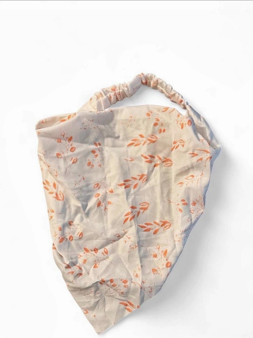 Floral Face Mask in White & Orange 🍊’ Like New